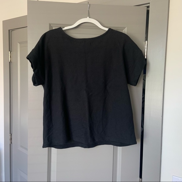 Madewell Boxy Cropped Wear-Anywhere Tee Sz M - Picture 5 of 6